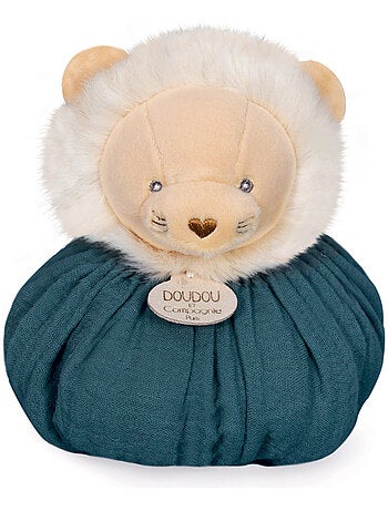 Doudou boule polyester collection LES PETITS FUTÉS Lion