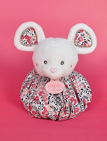 Doudou boule polyester collection LES PETITS FUTÉS Souris