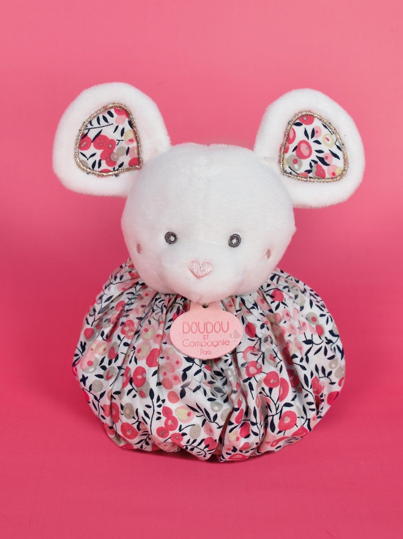 Doudou boule polyester collection LES PETITS FUTÉS Souris Multicolore - Kiabi