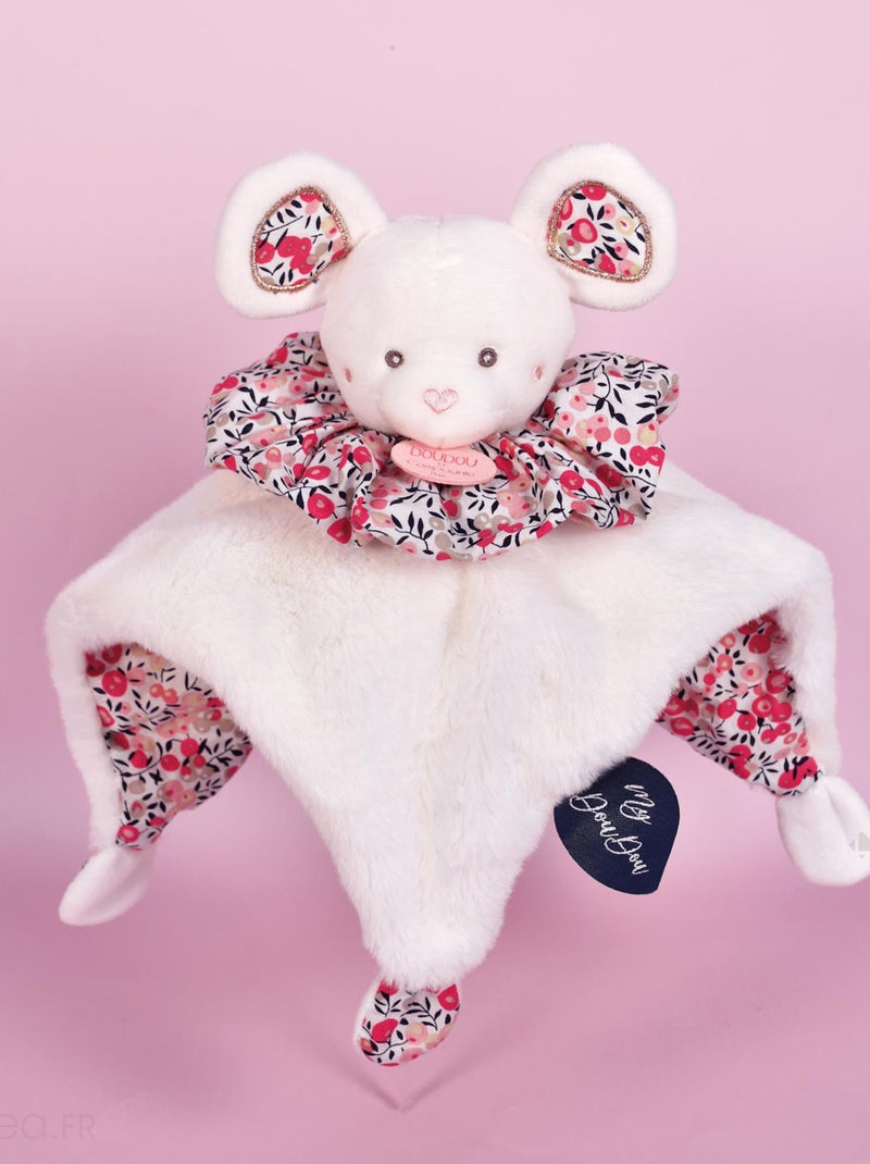 Doudou boule polyester collection LES PETITS FUTÉS Souris Multicolore - Kiabi