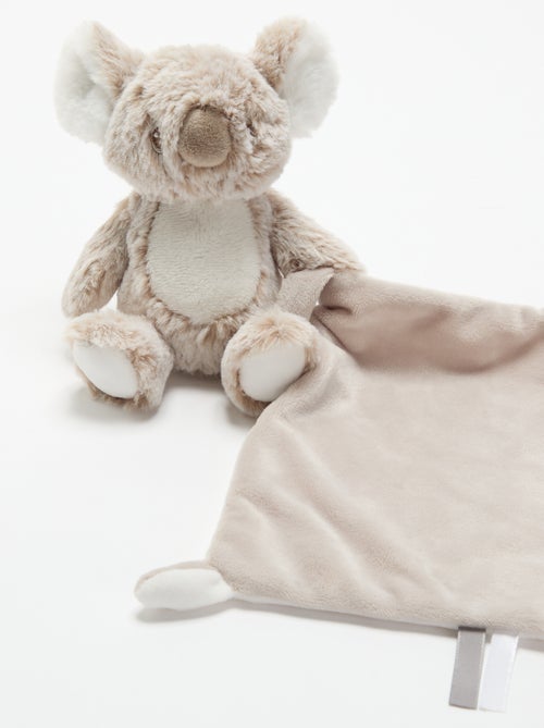 Doudou + carré en velours - 2 pièces - Kiabi Doudou + carré en velours - 2 pièces - Kiabi