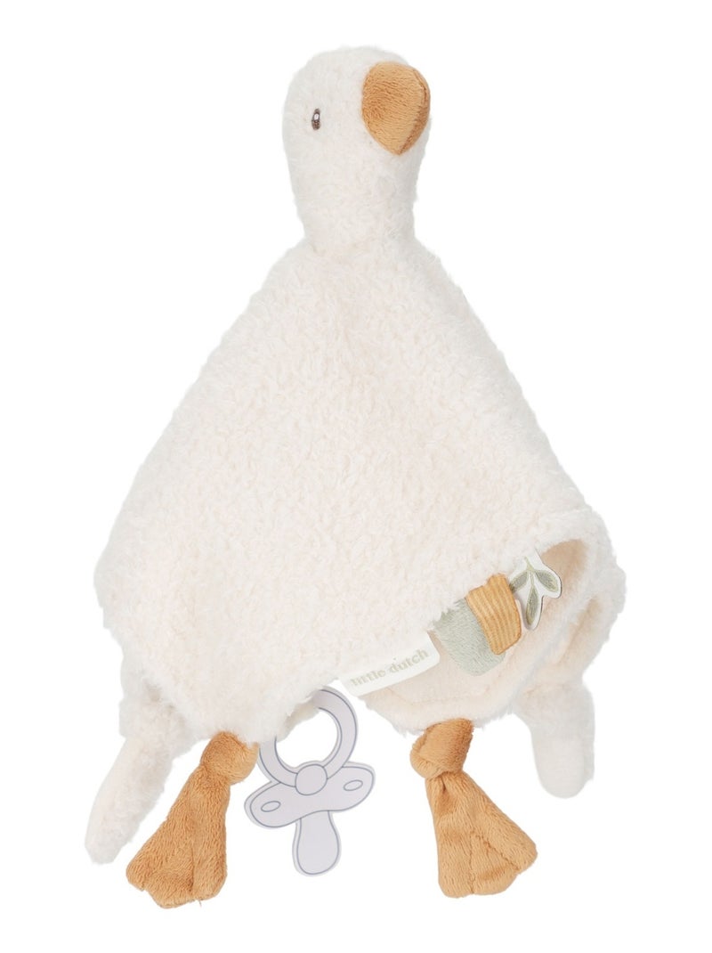 Doudou carré Oie Beige - Kiabi