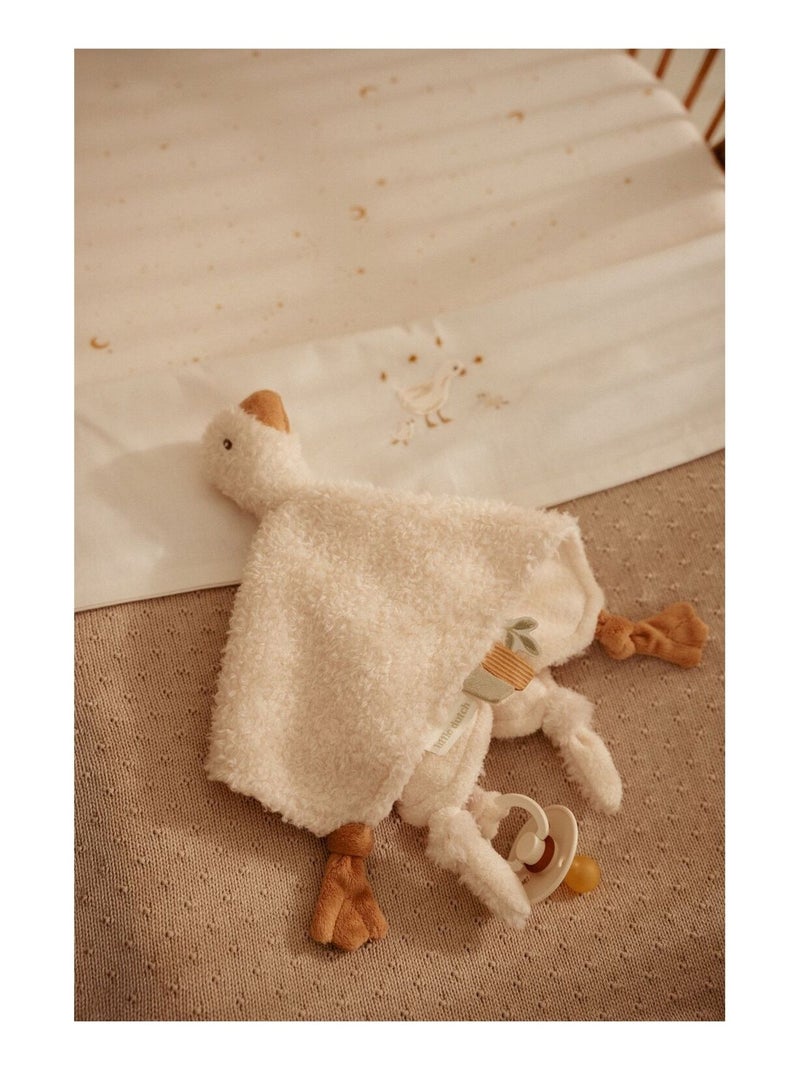 Doudou carré Oie Beige - Kiabi
