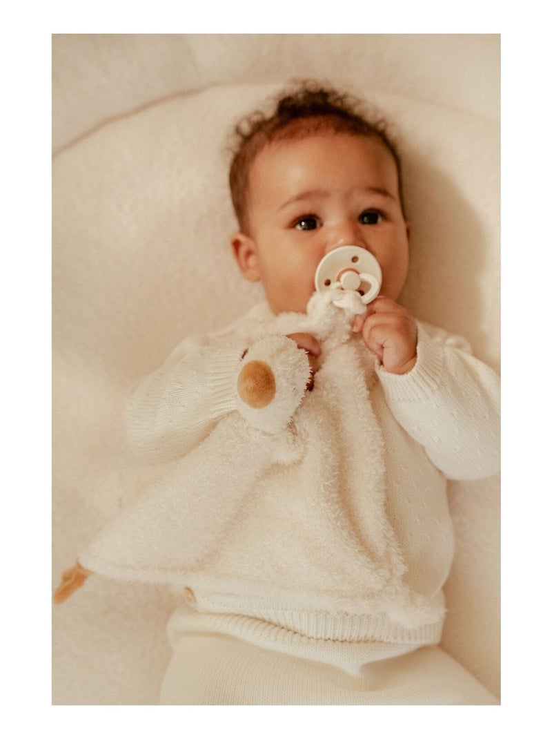 Doudou carré Oie Beige - Kiabi