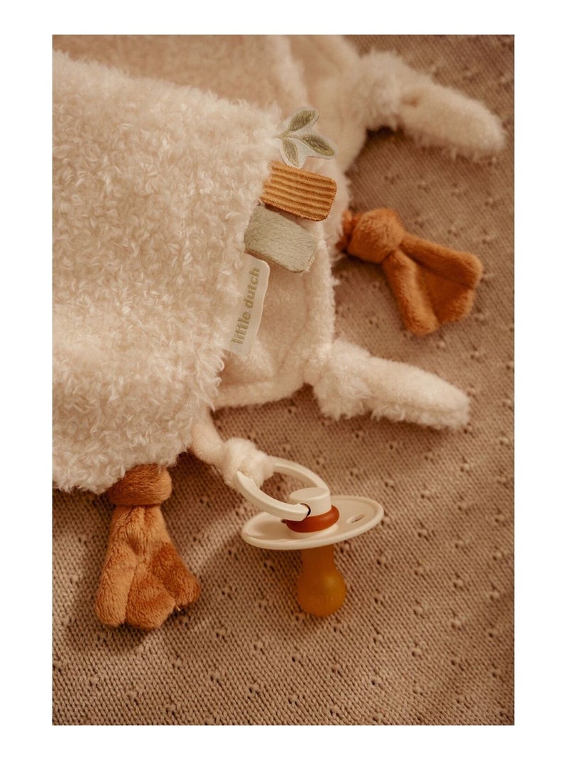 Doudou carré Oie Beige - Kiabi