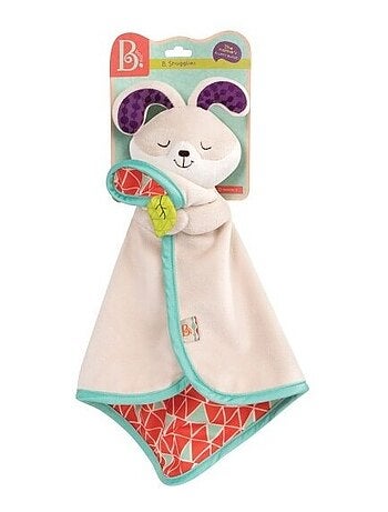 Doudou / Couverture Lapin - B.Snugglies Fluffy Bunz