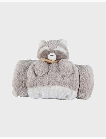 Doudou couverture raton laveur raku noukie's