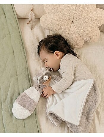 Doudou couverture raton laveur raku noukie's