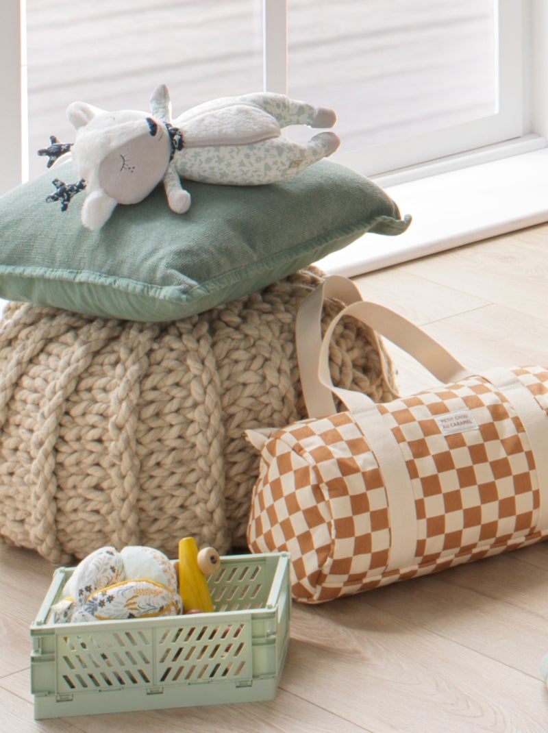 Doudou daim en velours - SAUTHON Gris - Kiabi