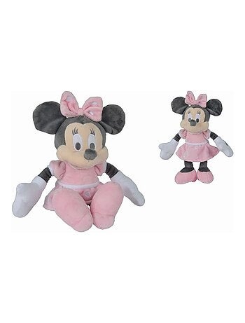 Doudou Disney Souris Rose Tonal 25 cm pantin - Minnie - Kiabi