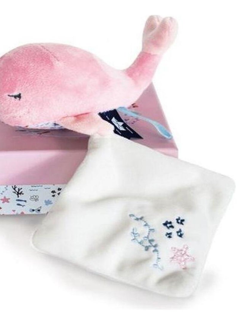 Doudou Doudou et compagnie Baleine Rose  Pantin - Sous l'Ocean Rose - Kiabi
