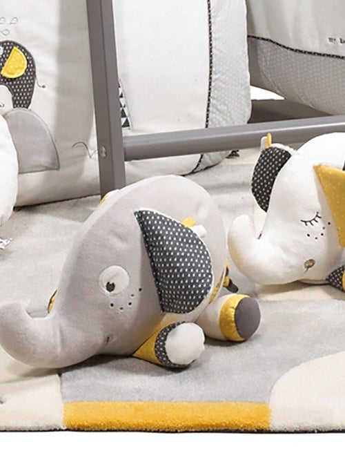 Doudou Eléphant en velours - SAUTHON - Kiabi