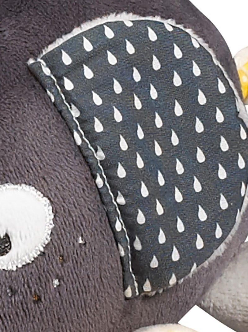 Doudou Eléphant en velours - SAUTHON Gris foncé - Kiabi