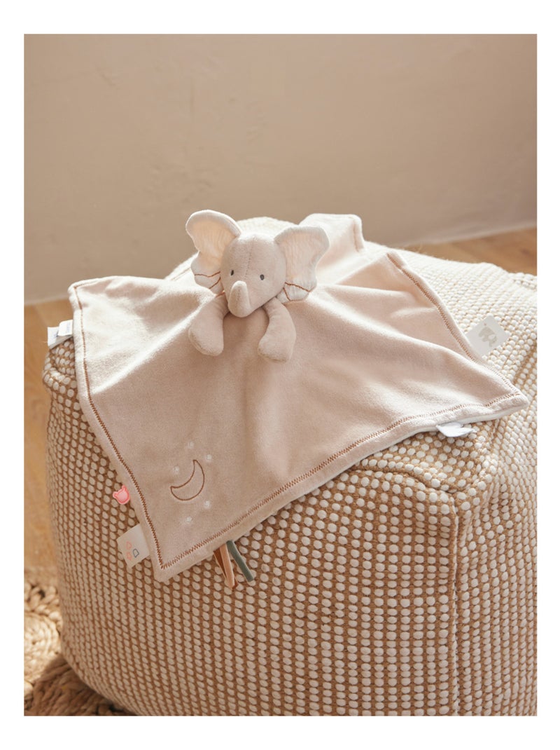 Doudou éléphant réversible Bali Noukie's Beige - Kiabi