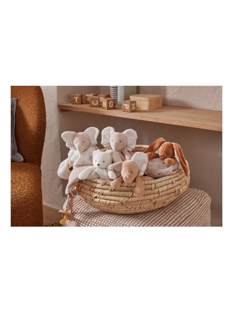 Doudou éléphant réversible Bali Noukie's Beige - Kiabi