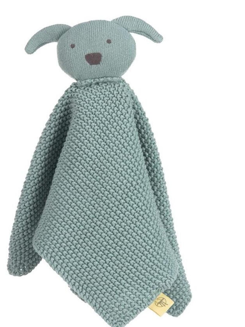 Doudou en coton Chien Vert - Kiabi