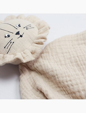Doudou en mousseline de coton