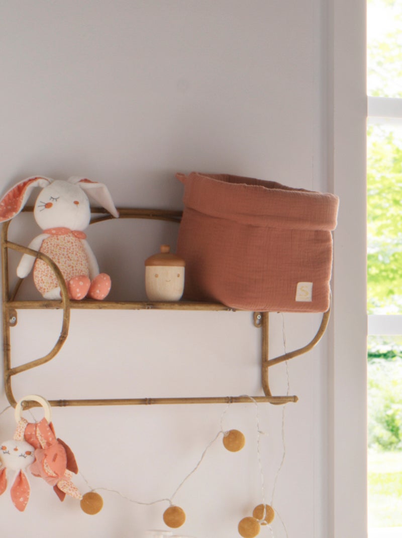 Doudou en velours - SAUTHON Blanc Beige Blanc - Kiabi