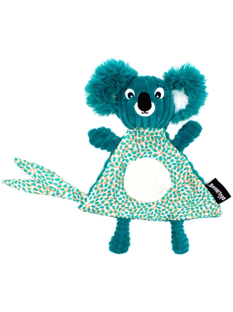 Doudou en velours côtelé Bleu - Kiabi