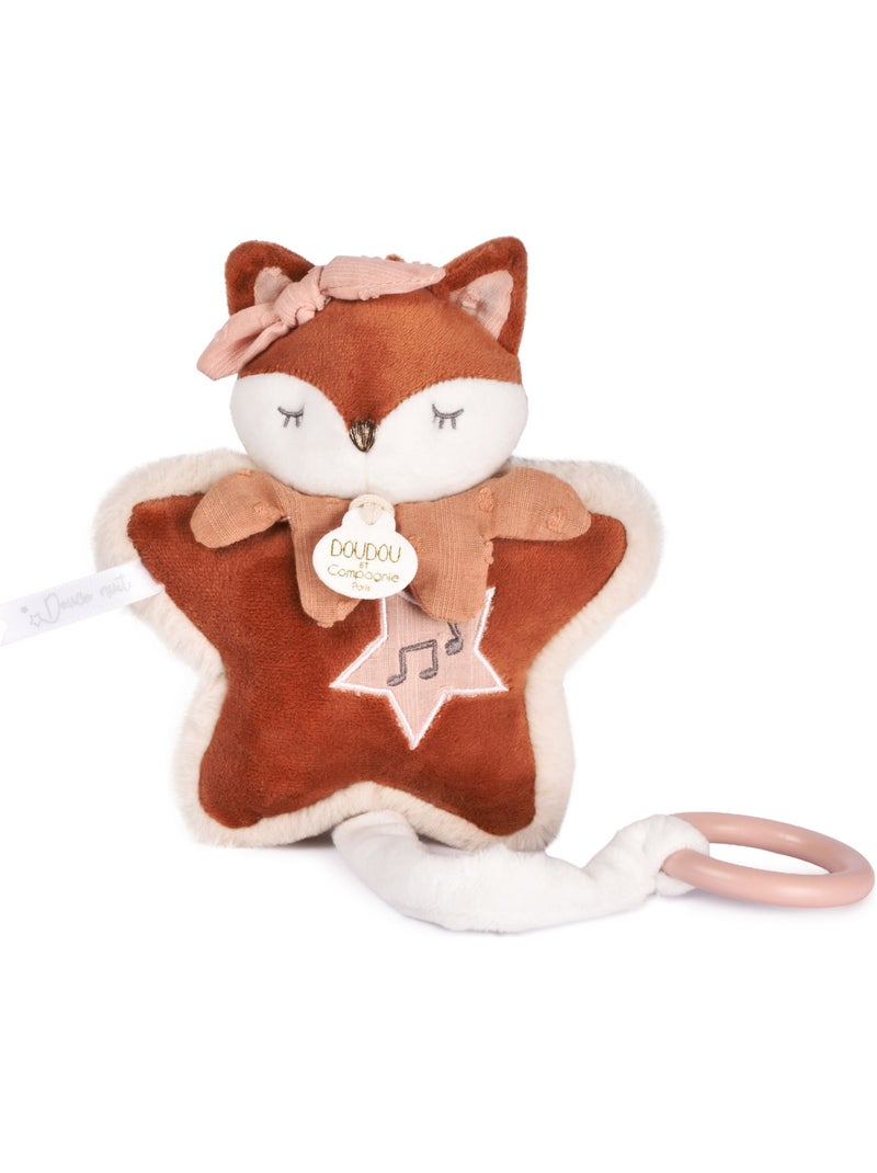 Doudou et compagnie - boîte à musique Marron - Kiabi