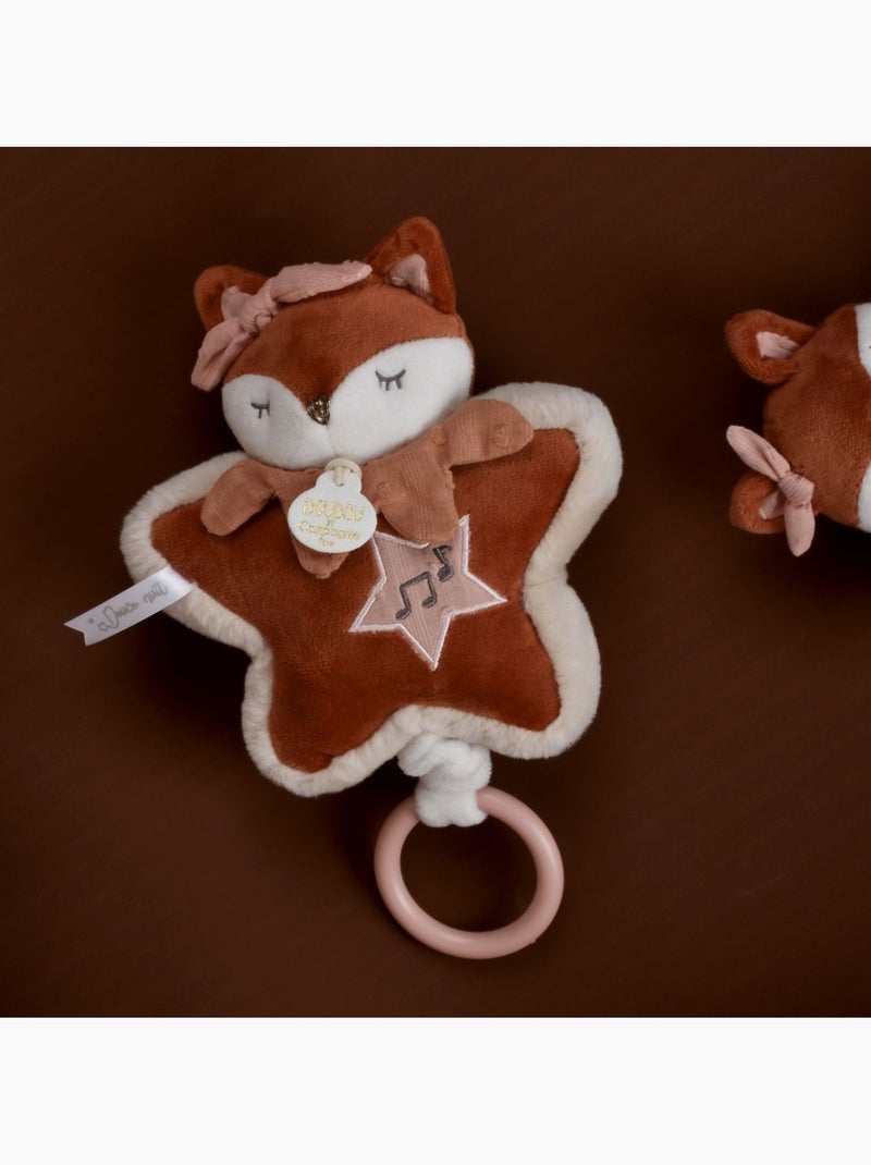Doudou et compagnie - boîte à musique Marron - Kiabi