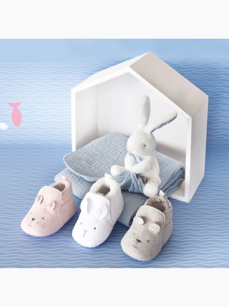 Doudou et Compagnie - Chaussons bébé Gris - Kiabi