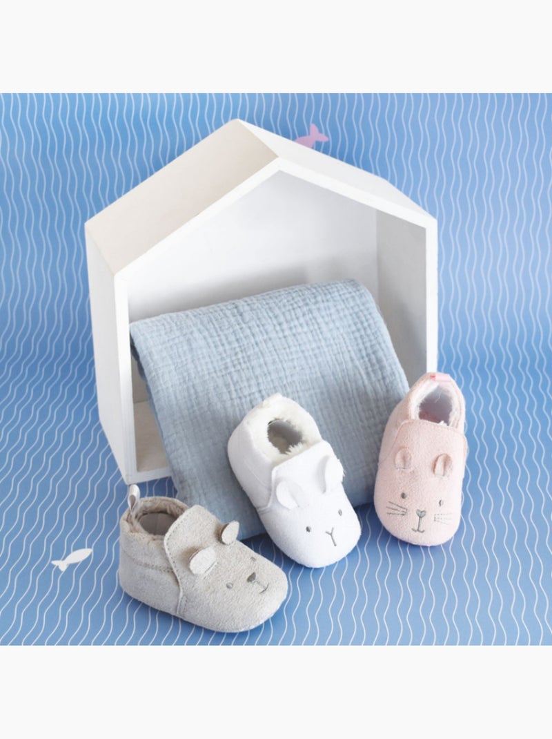Doudou et Compagnie - Chaussons bébé Gris - Kiabi
