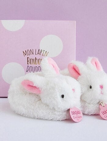 Doudou et compagnie - coffret chaussons de naissance