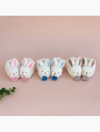 Doudou et compagnie - coffret chaussons de naissance