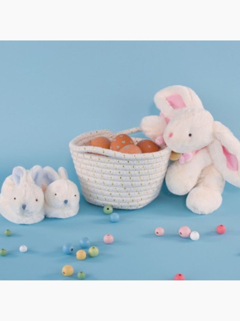 Doudou et compagnie - coffret chaussons de naissance Rose - Kiabi