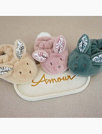 Doudou et Compagnie - Coffret Chaussons et Doudou