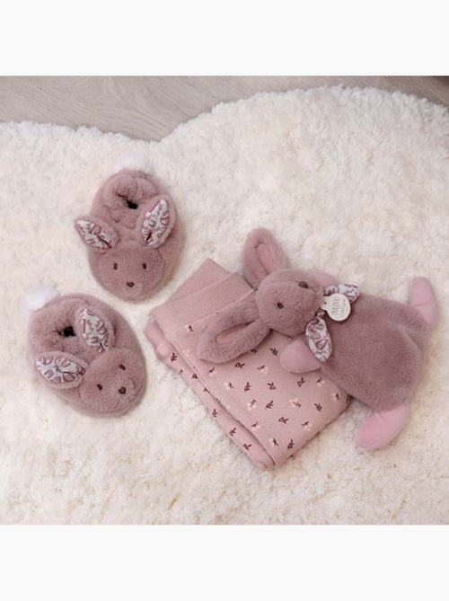 Doudou et Compagnie - Coffret Chaussons et Doudou - Kiabi