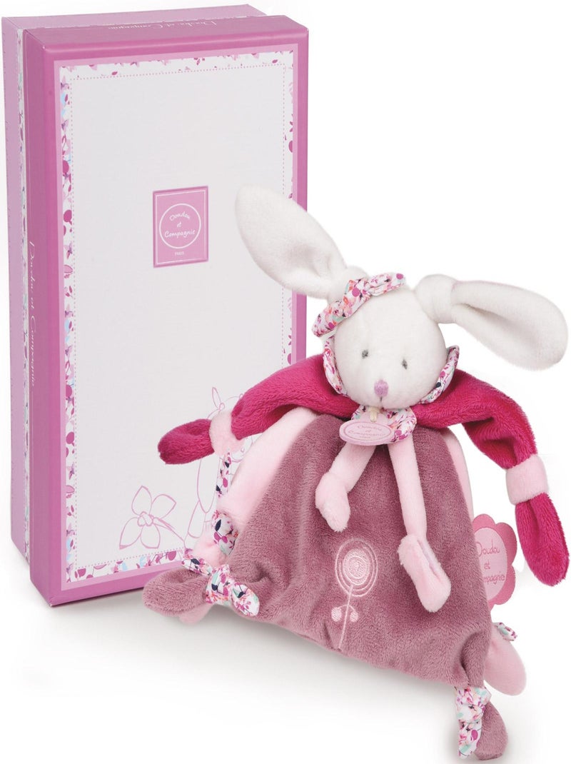 Doudou et Compagnie - Coffret doudou attache sucette Rose - Kiabi