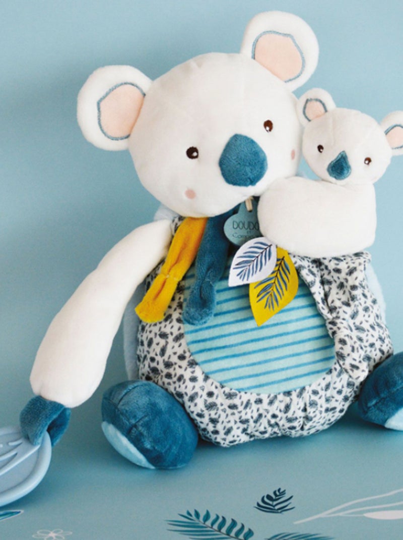 Doudou et Compagnie - Coffret peluche d'activités Bleu - Kiabi