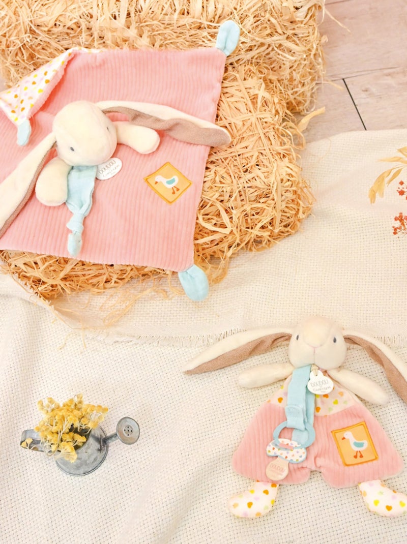 Doudou et Compagnie - Doudou attache sucette Rose - Kiabi