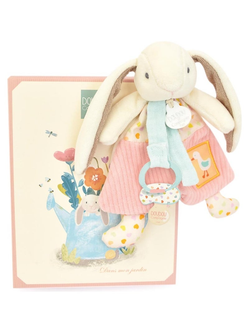 Doudou et Compagnie - Doudou attache sucette Rose - Kiabi