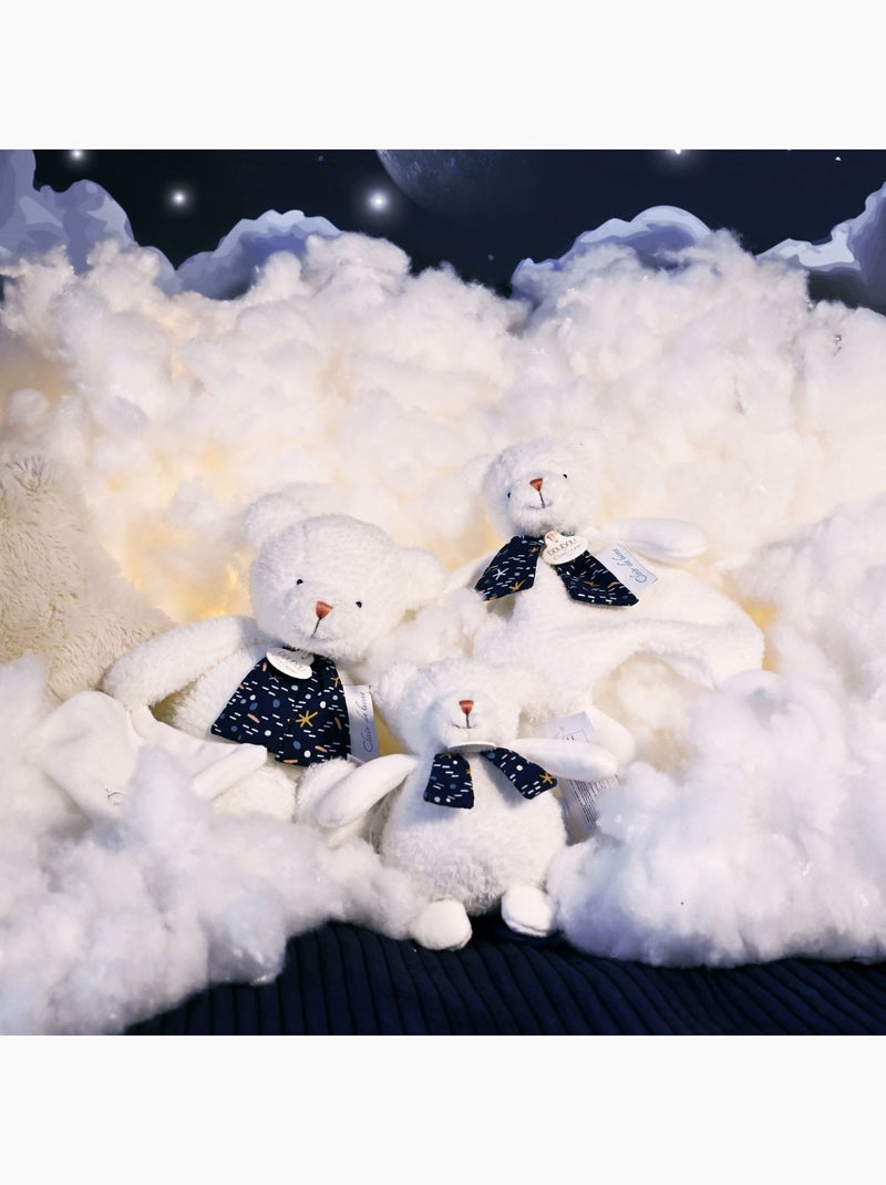 Doudou et Compagnie - Doudou plat Blanc - Kiabi