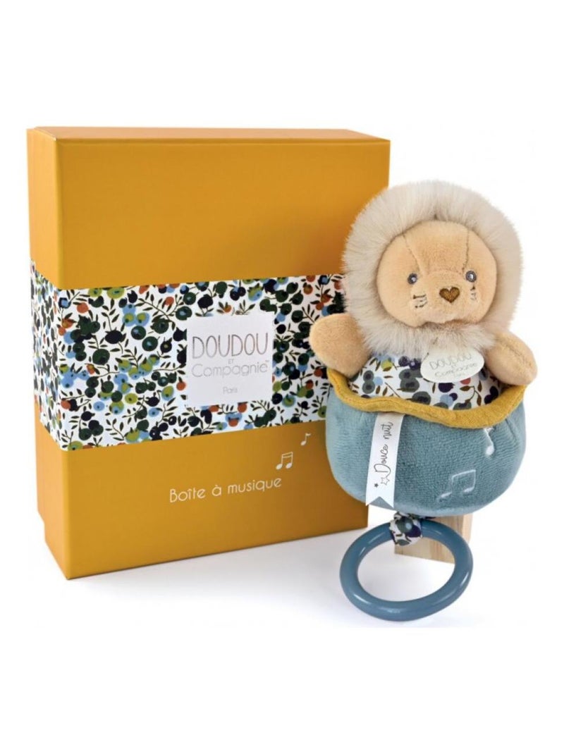 Doudou et Compagnie - Peluche musicale Jaune - Kiabi