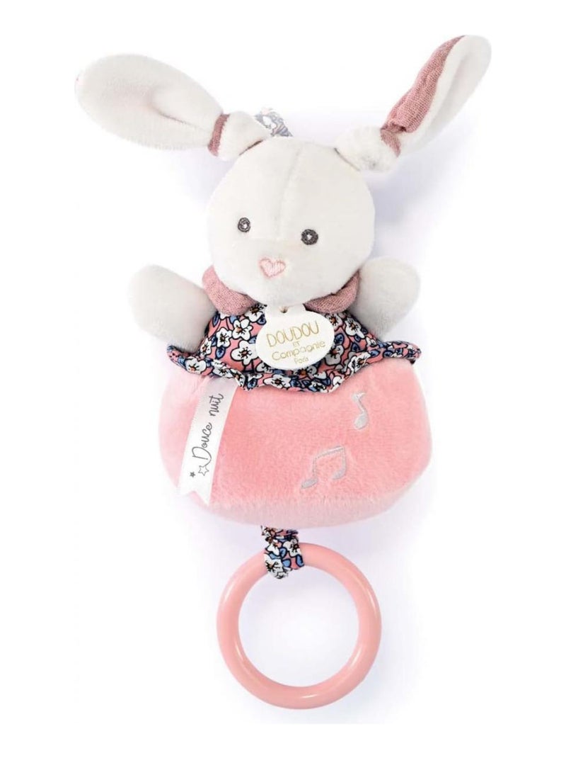 Doudou et Compagnie - Peluche musicale Rose - Kiabi