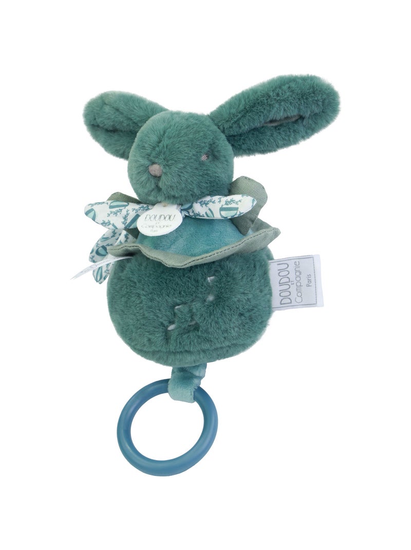 Doudou et Compagnie - Peluche musicale Vert - Kiabi
