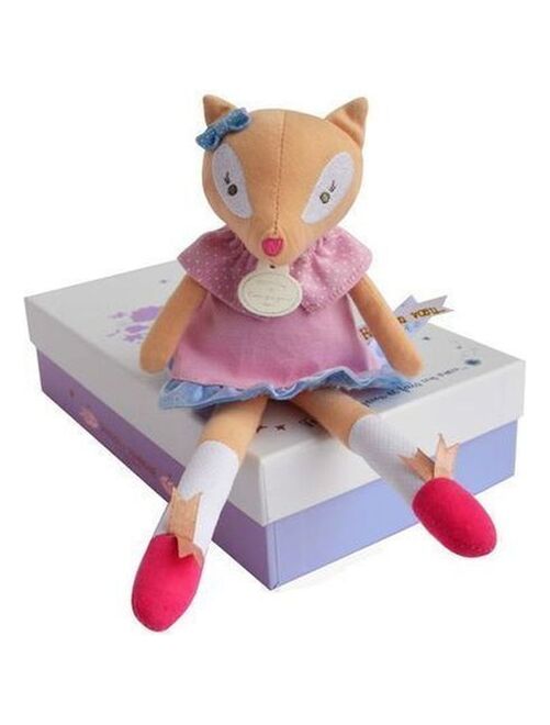 Coffret peluche renard Bébé & moi UNICEF (25 cm) - Orange - Kiabi