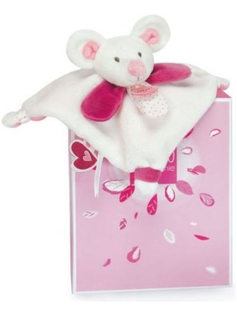 Doudou et compagnie souris rose Plat - 20 cm Meli melo - Rose - Kiabi -  20.34€