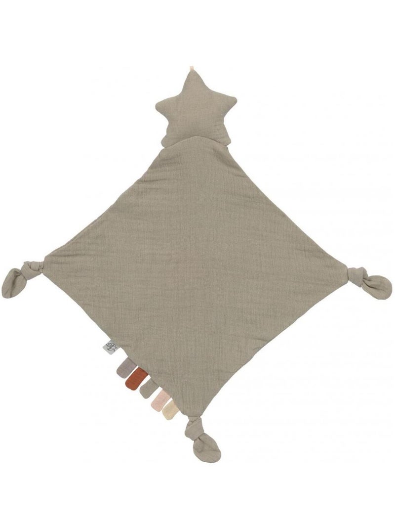 Doudou GOTS Étoile olive Multicolore - Kiabi