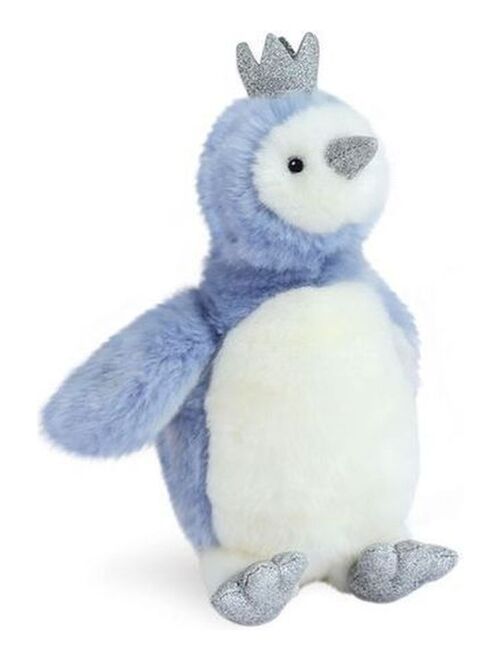 doudou Histoire d'ours Pingouin Bleu 30cms HO2861 Pigloo Pantin - Kiabi