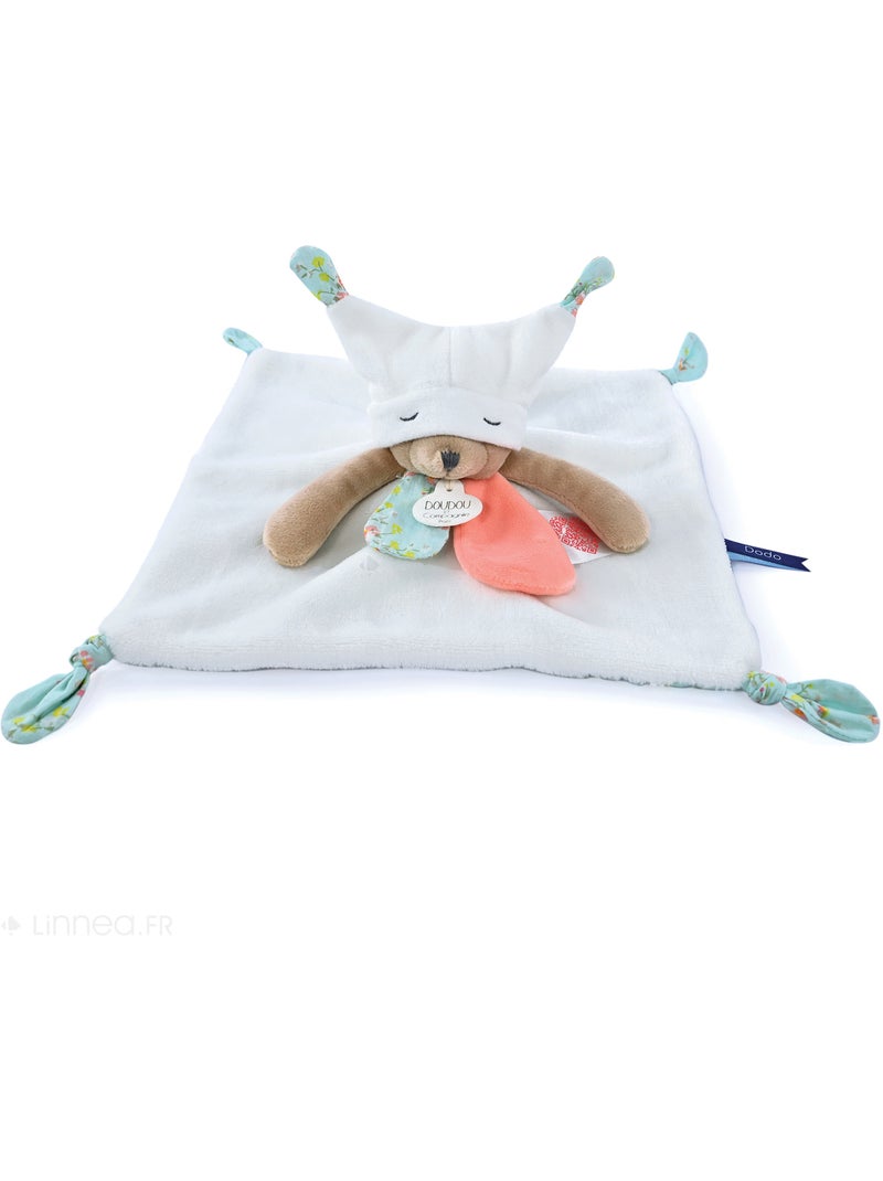 Doudou histoire polyester collection LES PETITS FUTÉS Blanc - Kiabi