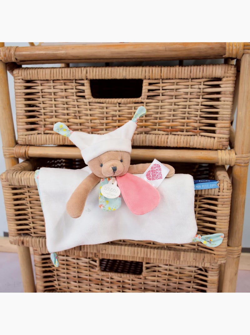 Doudou histoire polyester collection LES PETITS FUTÉS Blanc - Kiabi