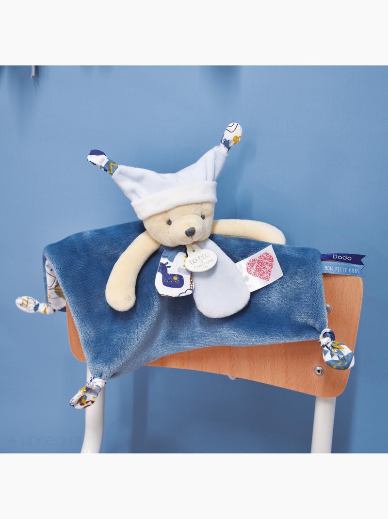 Doudou histoire polyester collection LES PETITS FUTÉS Bleu - Kiabi