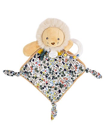 Doudou hochet polyester collection BOH'AIME Lion