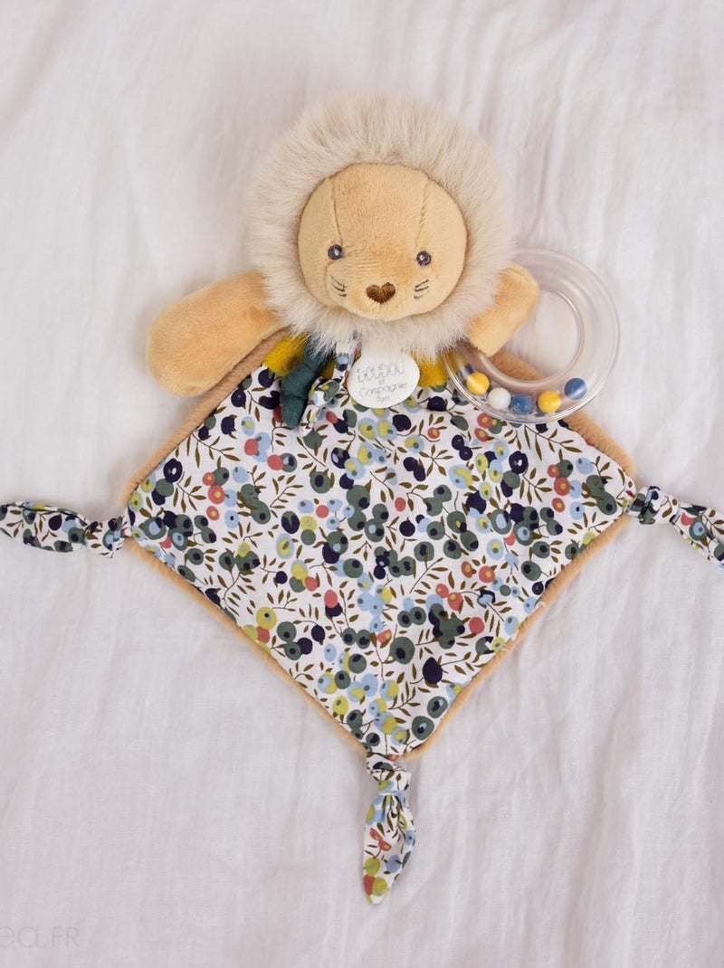 Doudou hochet polyester collection BOH'AIME Lion Multicolore - Kiabi