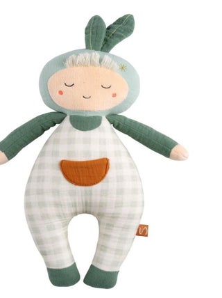 Doudou jardinier en coton -